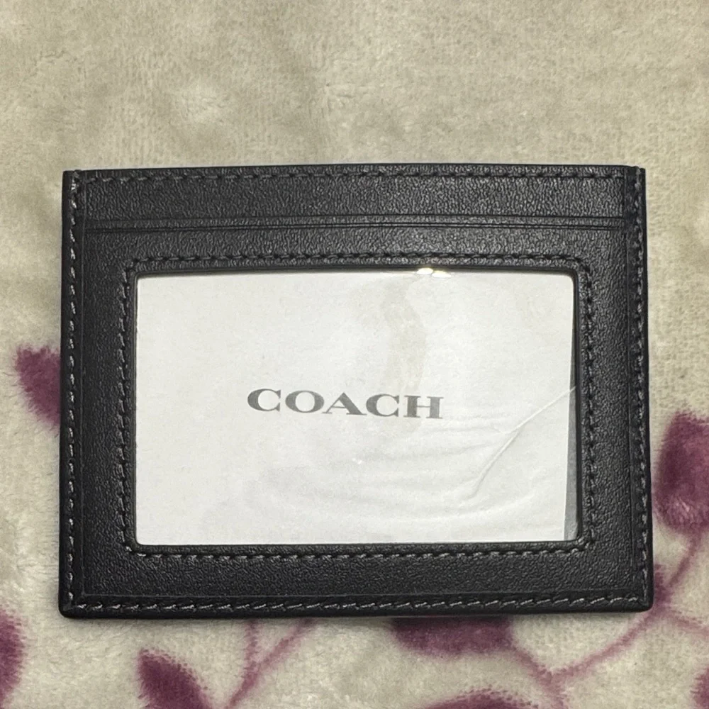 Coach Slim ID Card signature denim - Picture 3 of 5